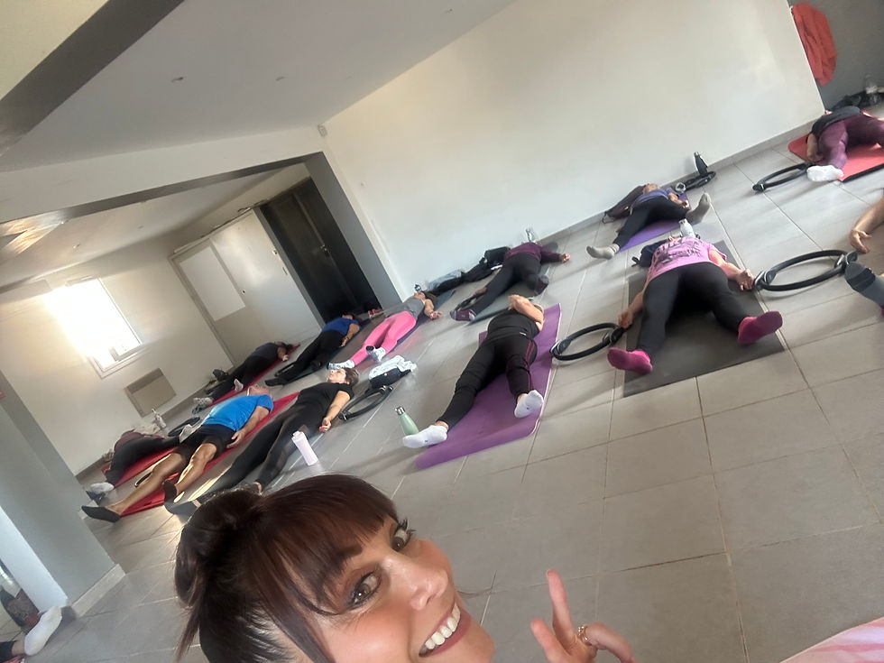 Fin de séance Pilâtes Magic Circle chez ML Fit' Pourrières