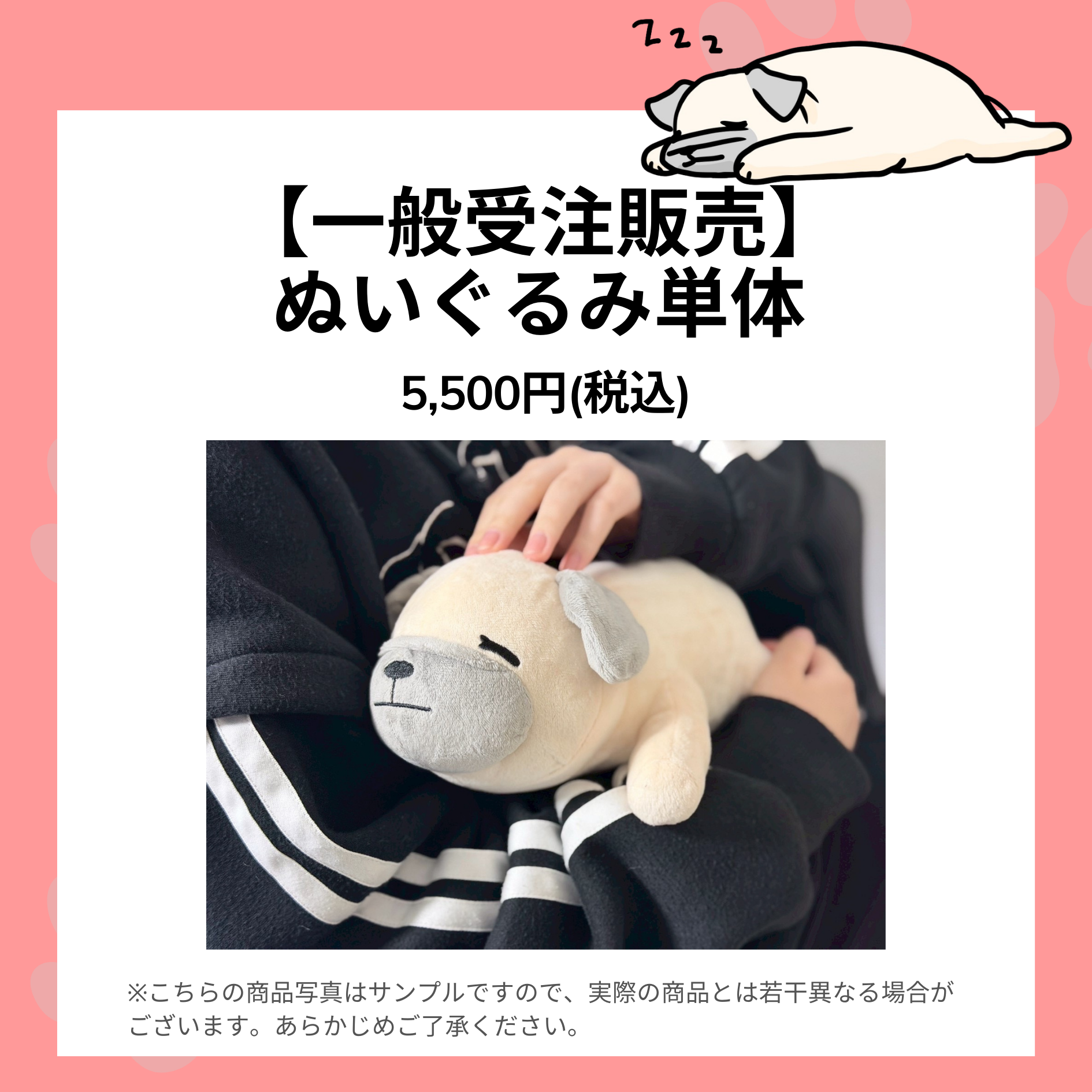 【一般受注販売】ぬいぐるみ単体