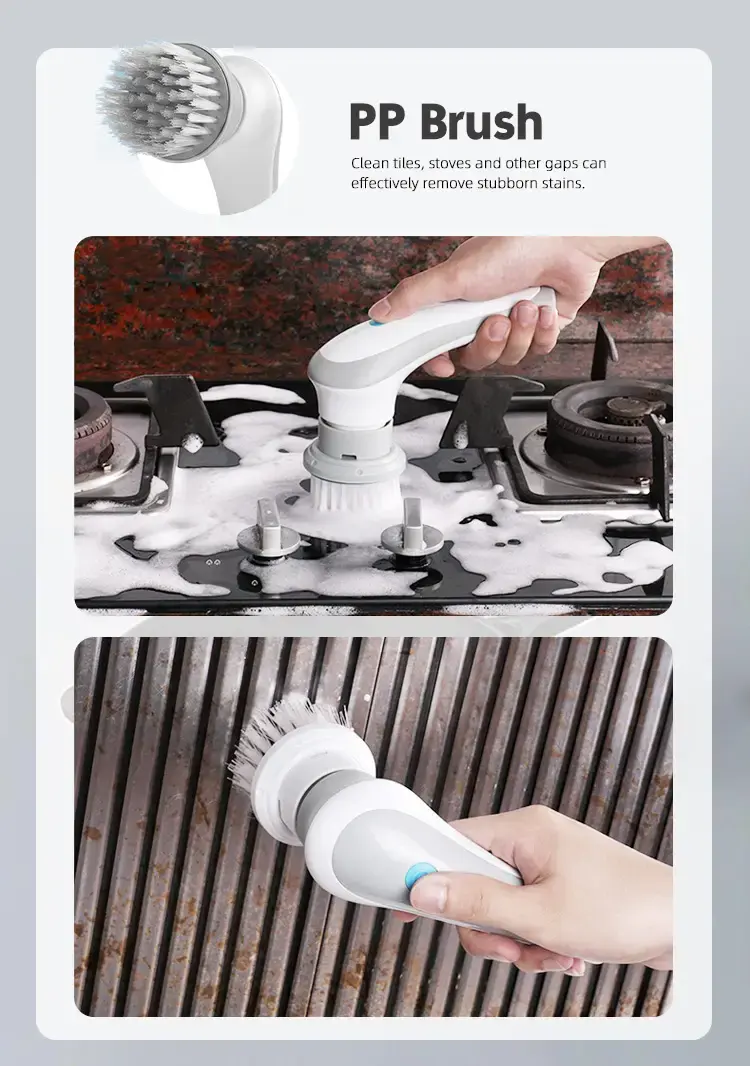 Thumbnail: Electric Rotating Cleaning Brush for Sink and Car