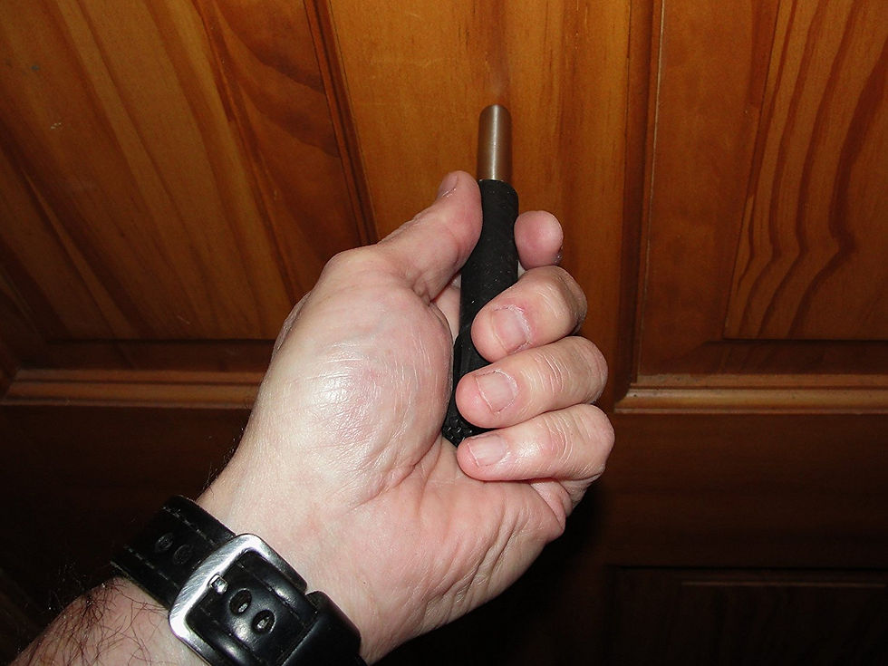 Thumbnail: Titanium Pocket Carry Palm Cap Stick, .44" Diameter (4 Lengths Available)