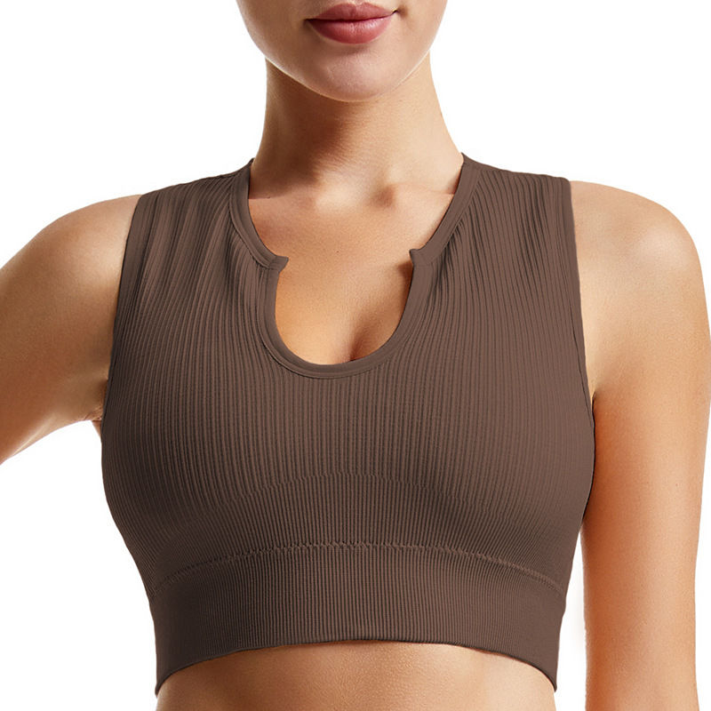 Thumbnail: Womens Shockproof Sports Bra Push Up Yoga Vest