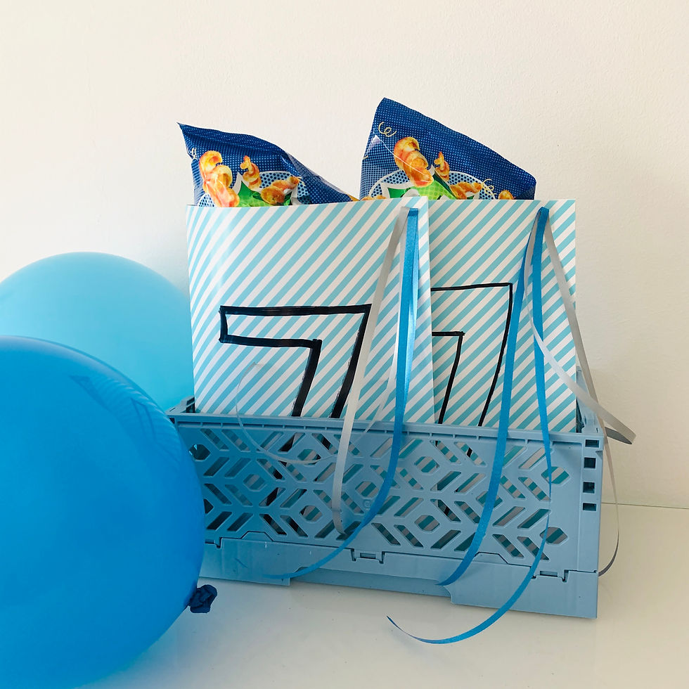 voorverpakte coronaproof traktatie trakteren kinderfeestje zakje chips