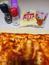 Kerstboom pizza rolletjes