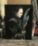 Tom Hiddleston as Loki.