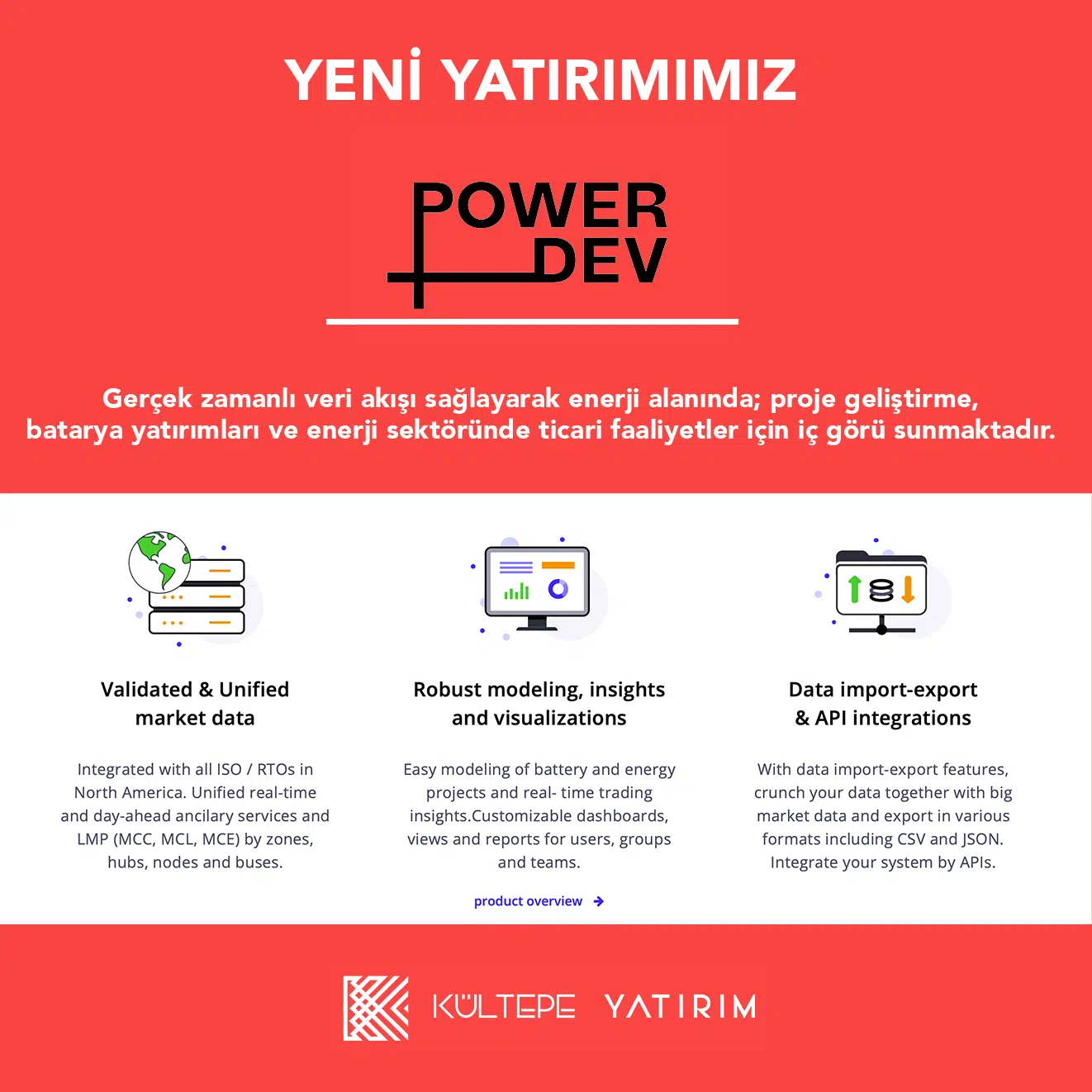 PowerDev Kültepe Yatırım dan 2.15 Milyon $ Değerlemeyle Yatırım Aldı