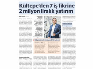 Kültepe Yatırım’dan 7 Girişime 2 Milyon TL’lik Yatırım