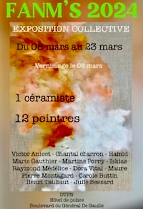Affiche de l'expo "Fanm's 2024" Hotel de police Martinique , FdF