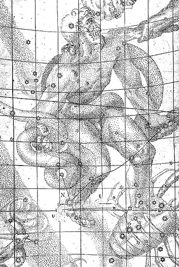 Kepler drawing of Ophiuchus