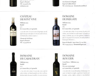 Rouges & blancs en Provence hiver 2025