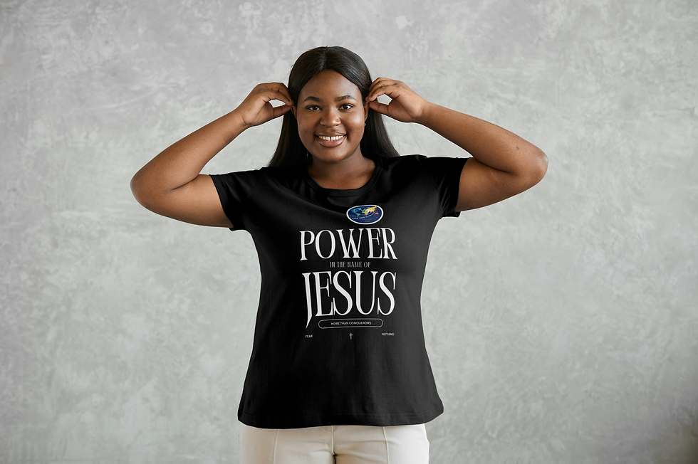There's Power in the Name Faith Tee