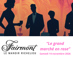 Le grand marché en rose