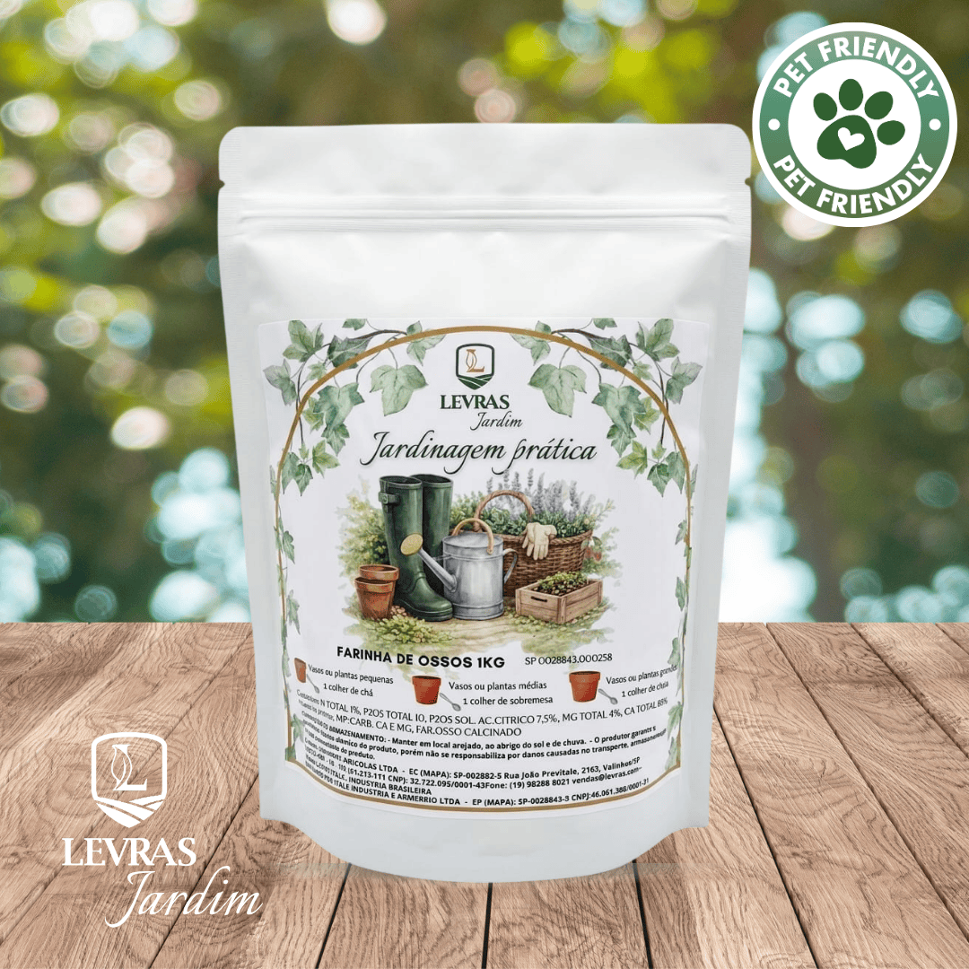Farinha de Ossos Jardinagem Prática 1kg