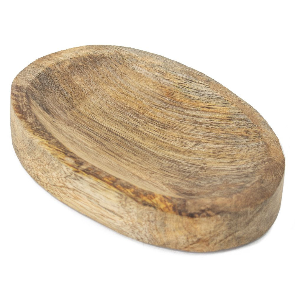 Houten schaaltje ovaal