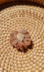 Anti slip baby haarspeldje met bloem