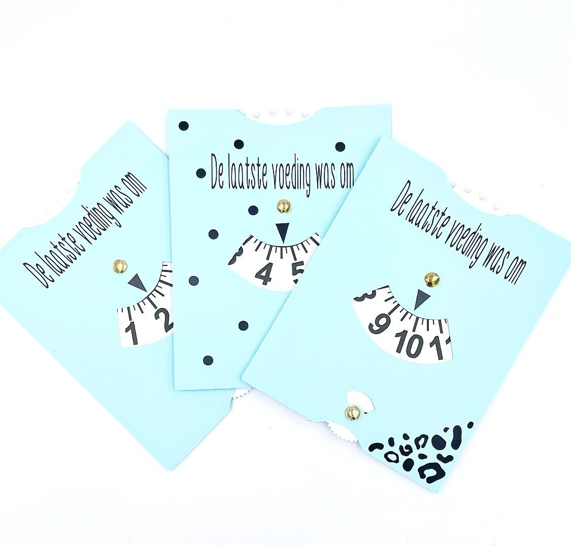 Voedingsschijf baby in de kleur baby blauw