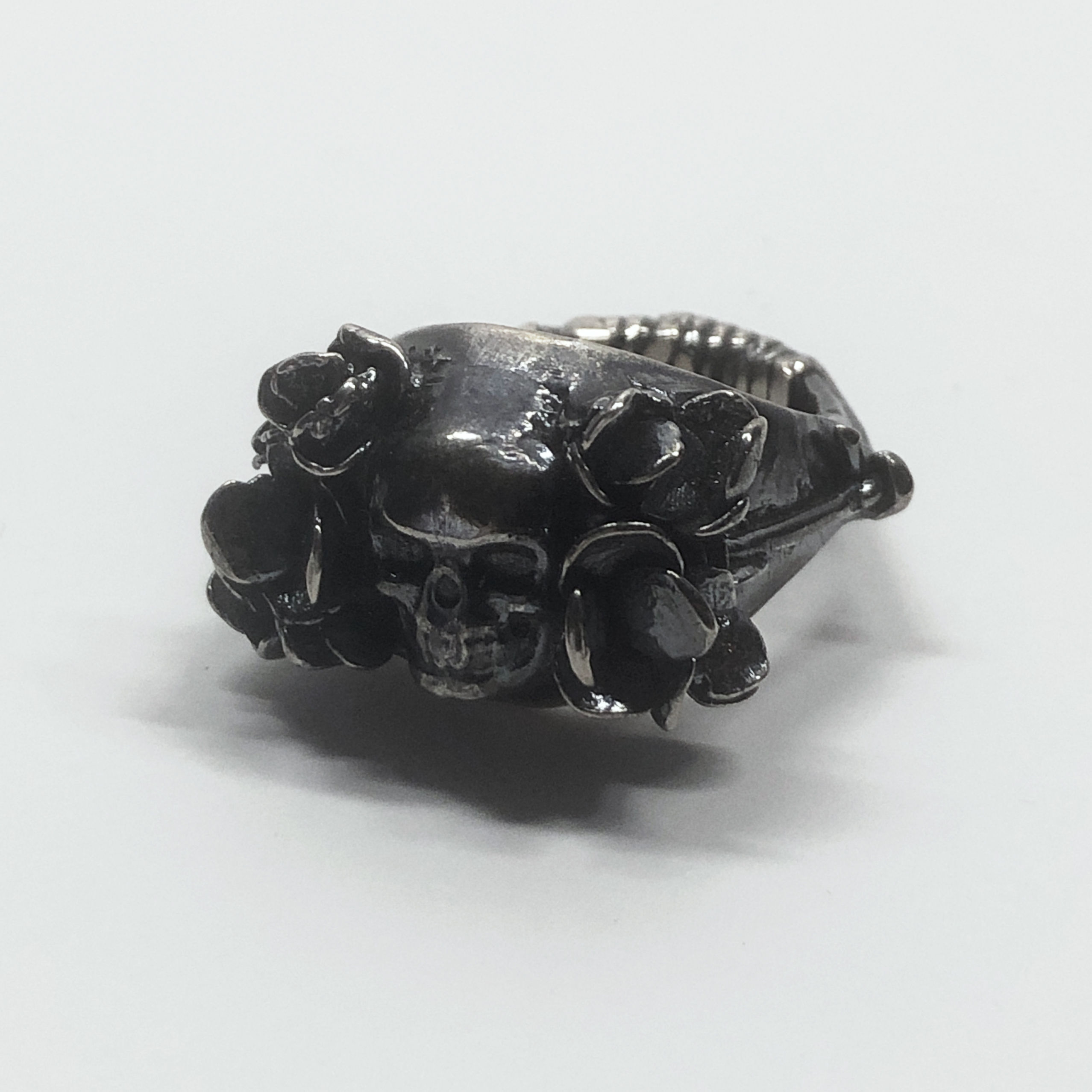 Succulent Skull Ring