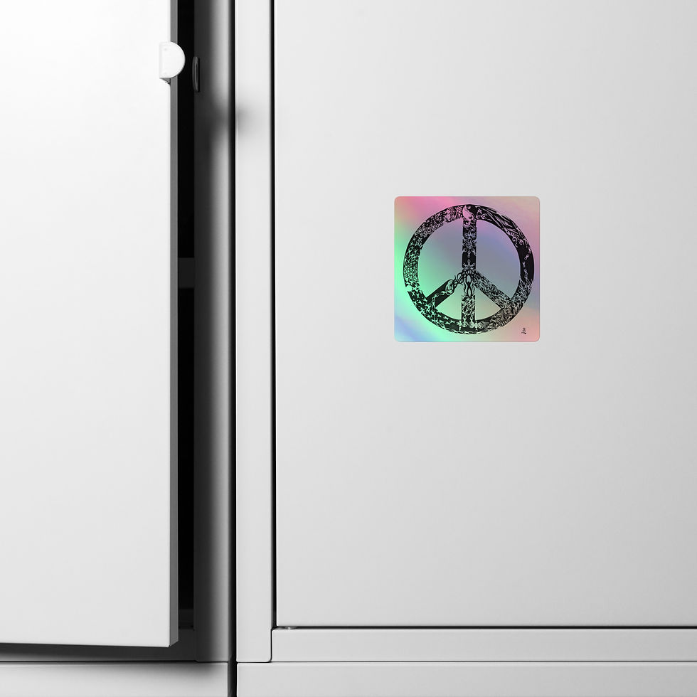 Thumbnail: "Voices for Peace" Holographic stickers
