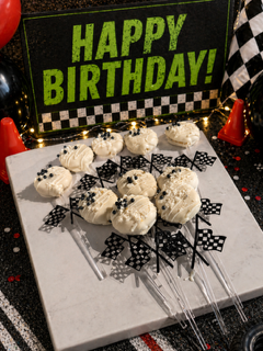 Race Car Cake Pops