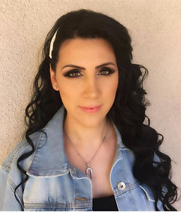 Classic smokey eye and light pink lip.