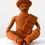Thumbnail: Sitting Man - Red Clay Ceramic Sculpture