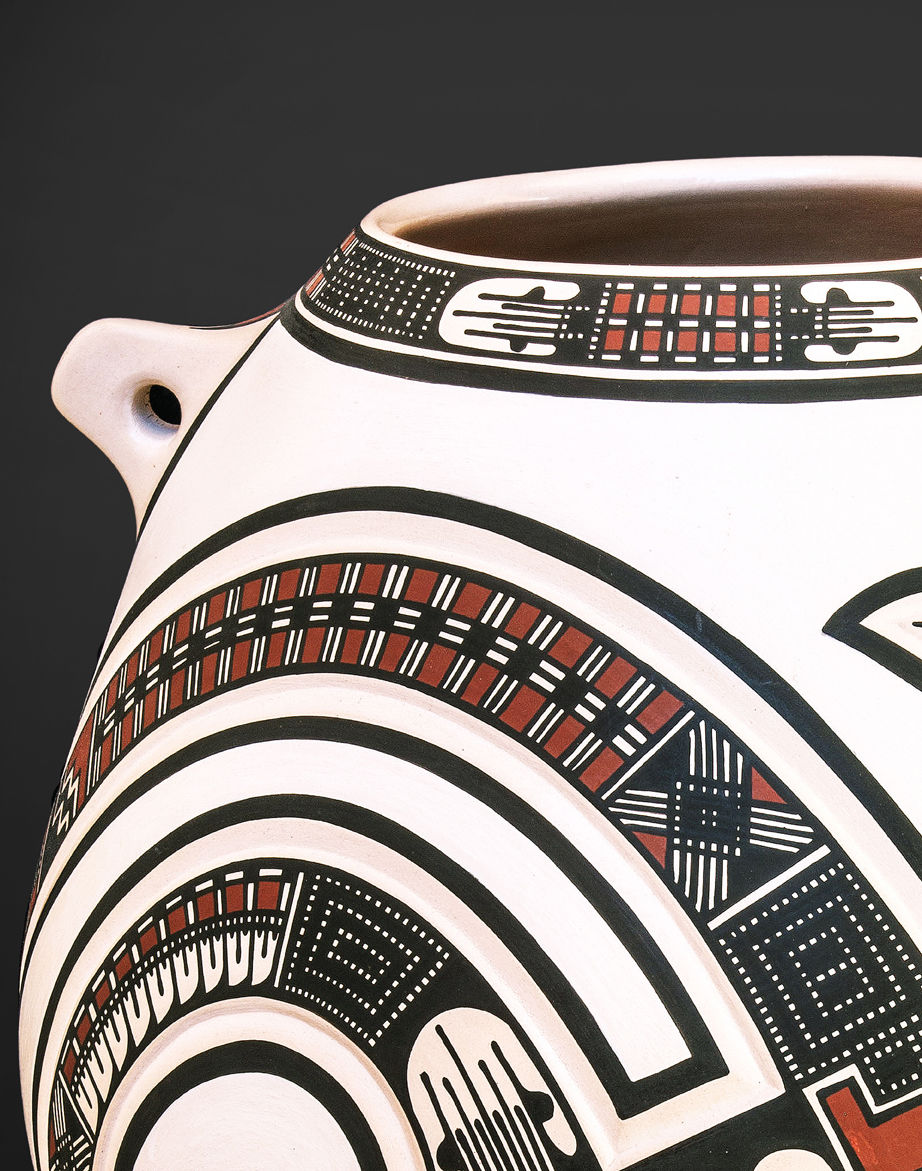 Thumbnail: Polychrome Clay Vessel from Mata Ortiz
