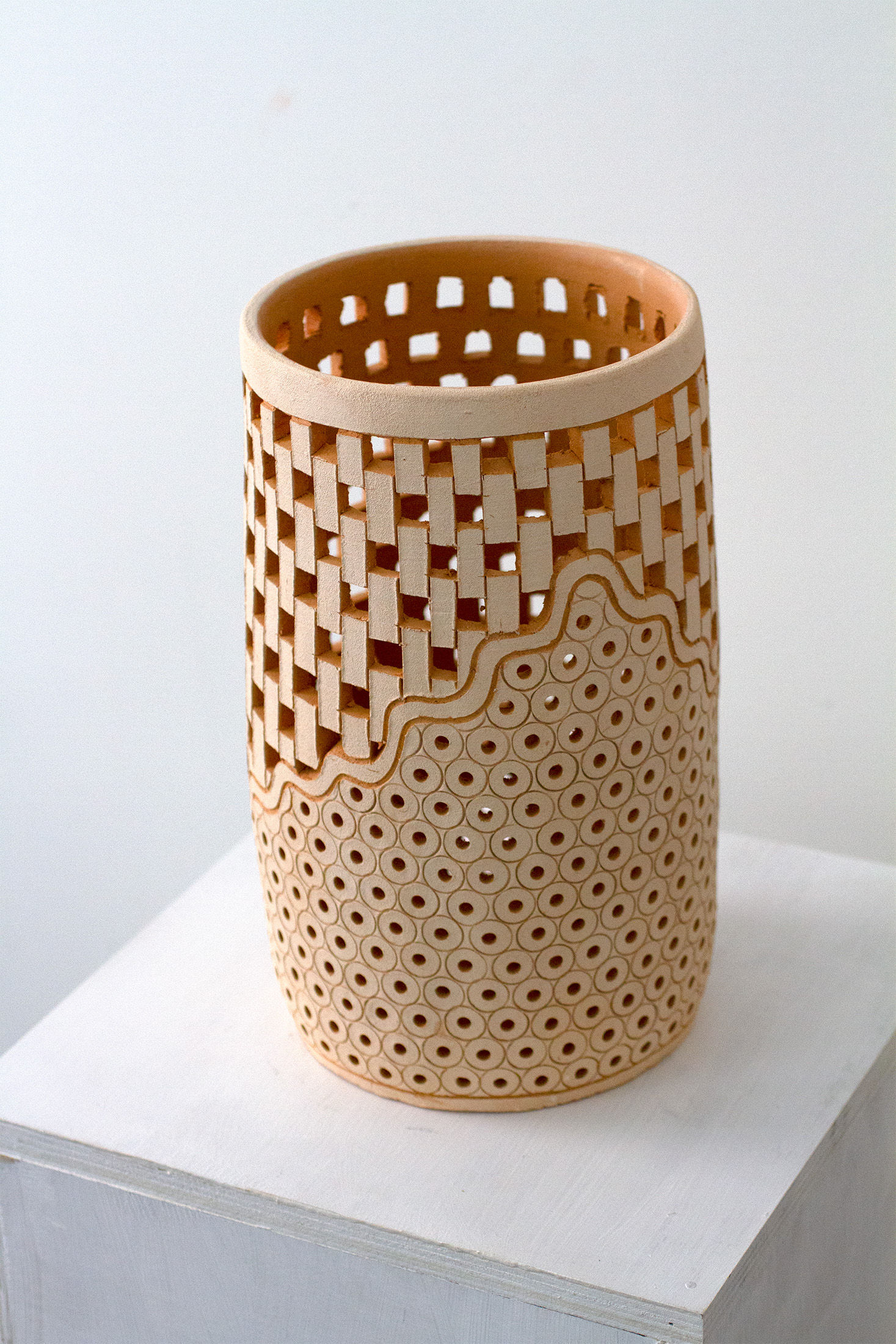 Bricked & Circled Cylinder