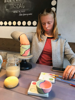 Victoria laver krus i Aarhus, 090719