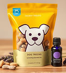bag of calming dog treats and lavender essential oil.jpg