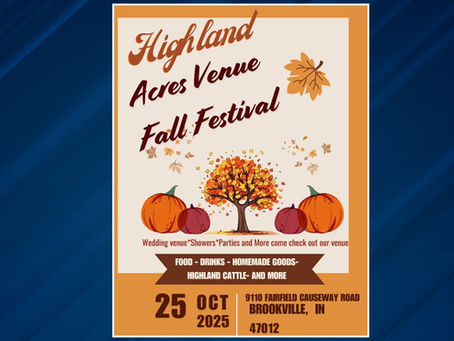 Highland Acres fall festival in Brookville on Oct. 25
