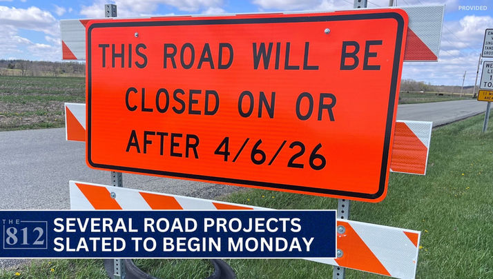Several road projects slated to begin Monday