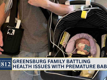 Premature baby faces difficult journey with multiple hospitalizations