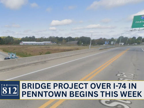 Bridge project over I-74 in Penntown begins this week