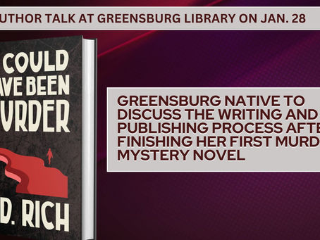 Greensburg native to host author talk after completing first novel
