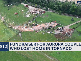 Fundraiser launched for Aurora couple who lost home in storms