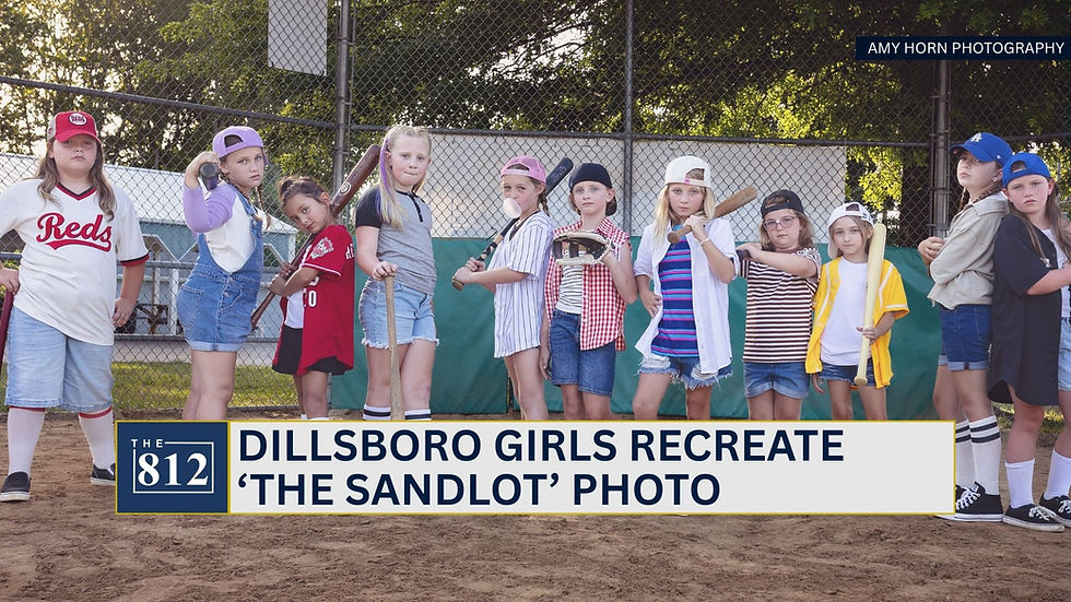 Local photographer recreates 'The Sandlot' photo with Dillsboro girls