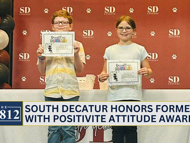 South Decatur Elementary remembers former student with attitude award