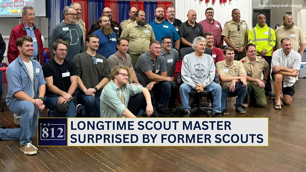 Longtime Aurora Scout Master surprised by former scouts