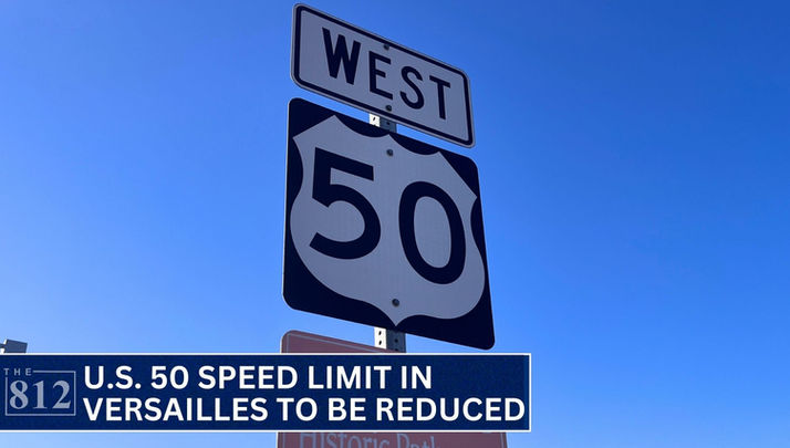 U.S. 50 speed limit to be reduced in Versailles
