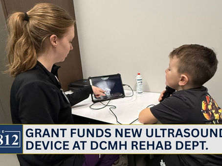 Grant funds new ultrasound device at DCMH rehab department