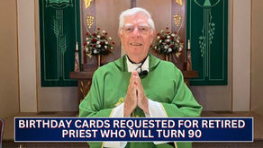 Birthday cards requested for retired priest who will turn 90