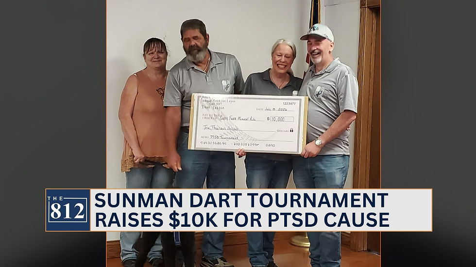 Sunman Legion holds dart tournament for PTSD organization