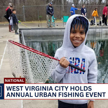 West Virginia city hosts 'Urban Fishing' event 