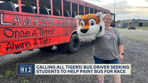 Calling All Tigers! Bus driver seeking students, alumni for painting project