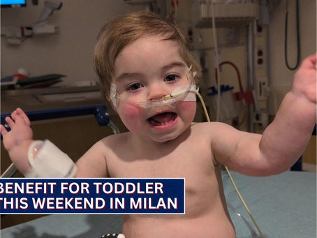 Benefit for toddler with rare heart condition in Milan this weekend