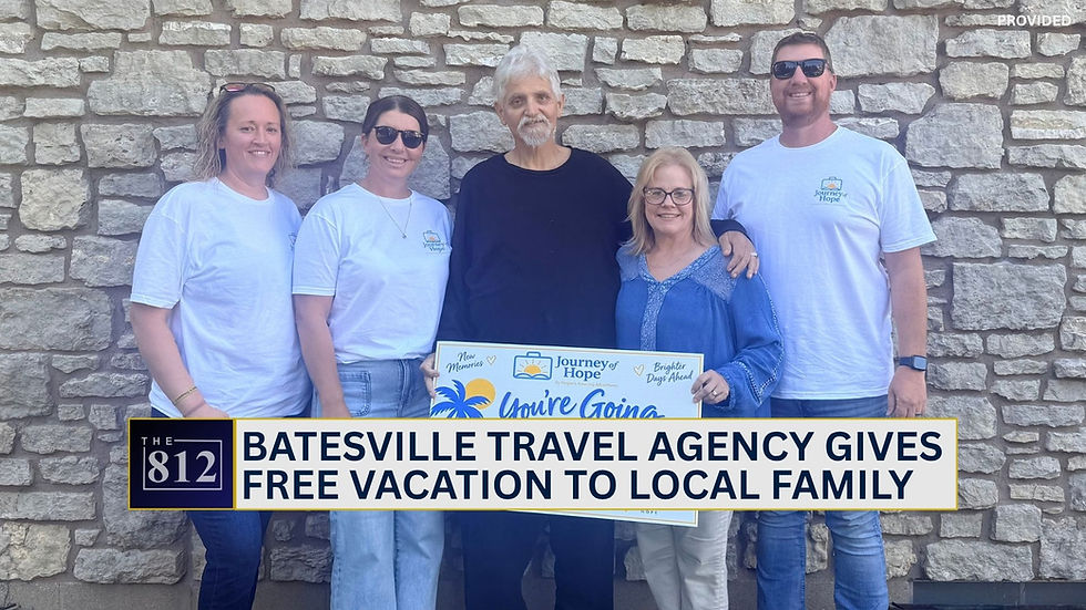 Batesville travel agency gives free vacation to local family