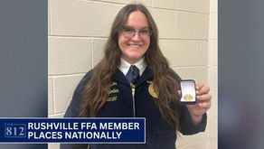 Rushville FFA member finishes sixth nationally at annual convention