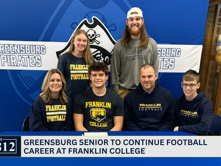 Greensburg senior to continue football career at Franklin