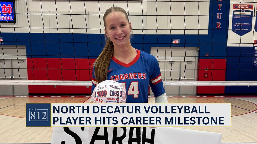 North Decatur volleyball player earns career milestone