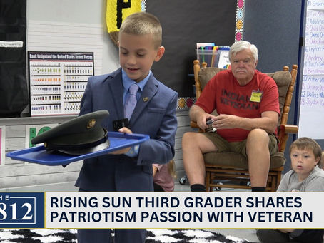 Rising Sun third grader, Vietnam vet share unique friendship