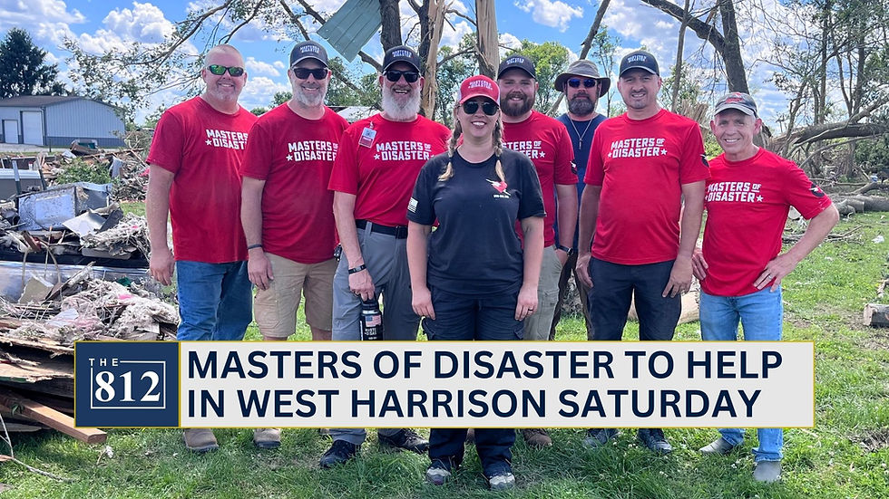 Masters of Disaster to volunteer in West Harrison Saturday